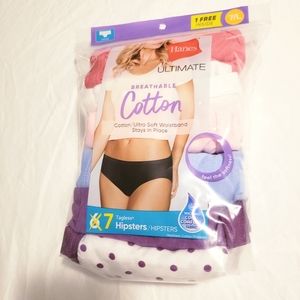Hanes 7-pk Cotton Hipsters